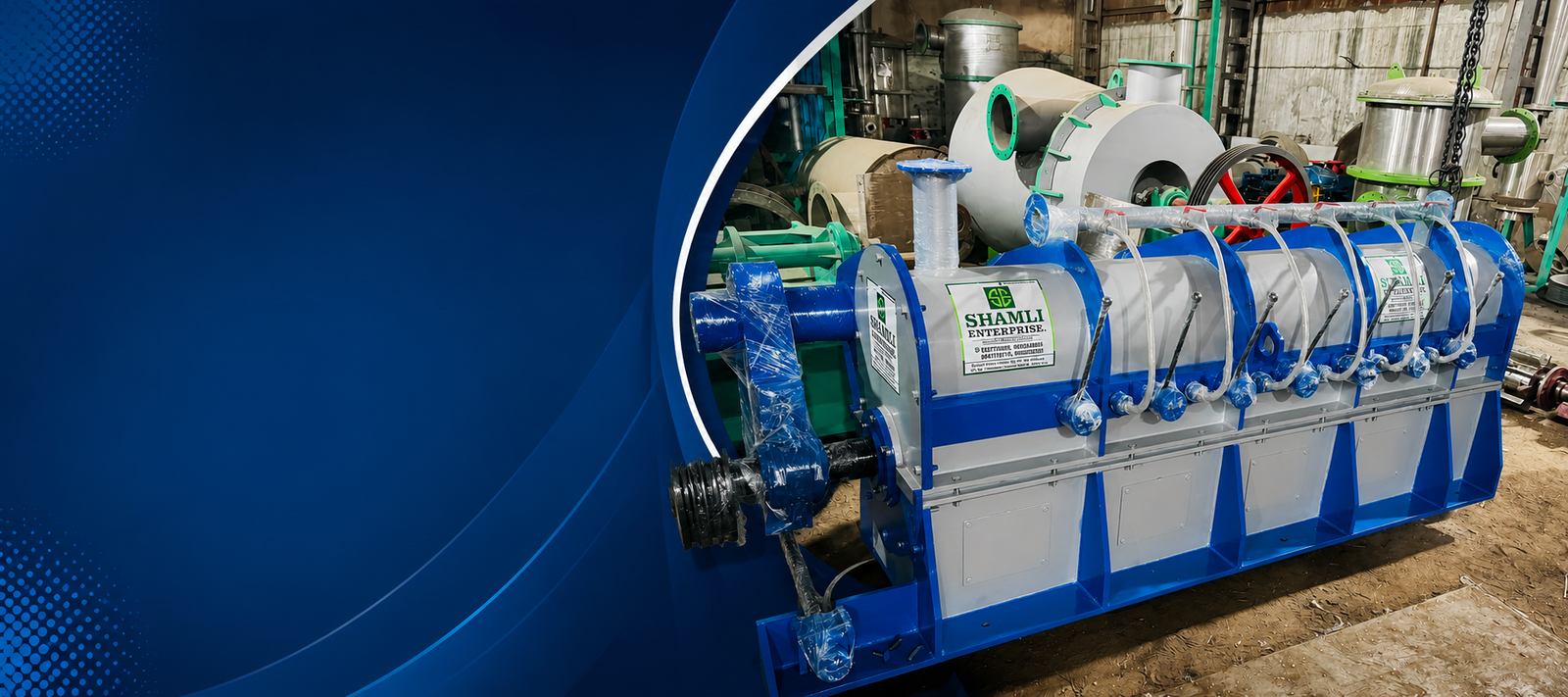 Shamli Enterprises pulp and paper mill machinery manufacturing facility